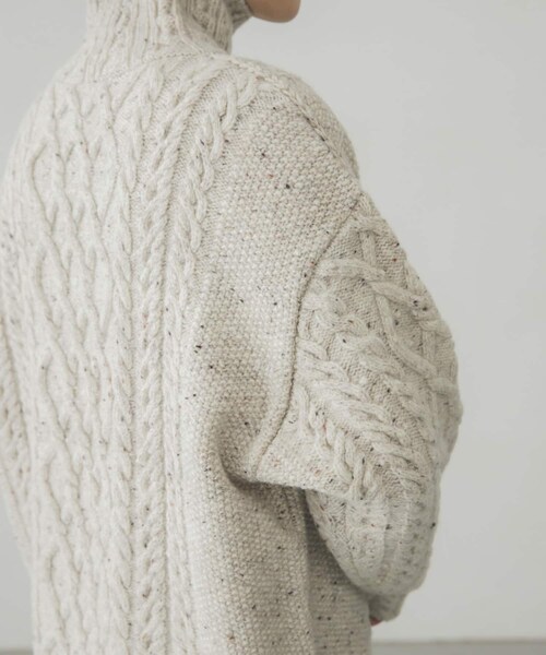 AURALEE（オーラリー）の「AURALEE WOOLBABYALPACANEPPEDTTLPULLOVER（その他・レディース・MIX IVORY・1）」の17枚目の写真