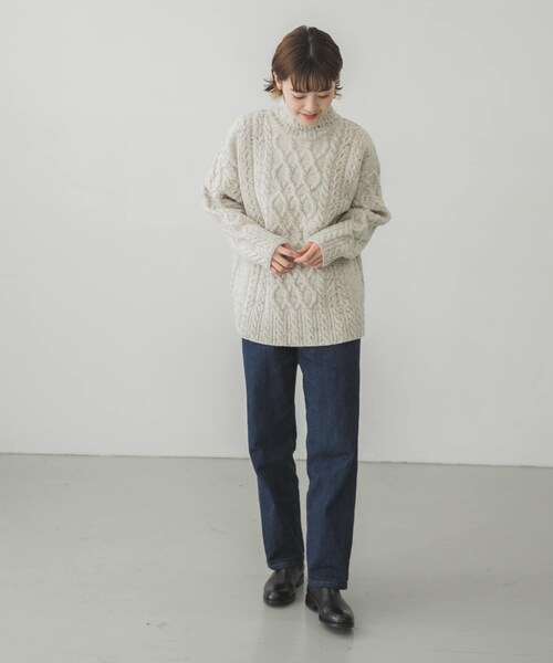 AURALEE（オーラリー）の「AURALEE WOOLBABYALPACANEPPEDTTLPULLOVER（その他・レディース・MIX IVORY・1）」の6枚目の写真