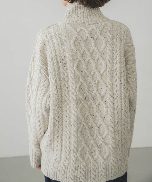 AURALEE（オーラリー）の「AURALEE WOOLBABYALPACANEPPEDTTLPULLOVER（その他・レディース・MIX IVORY・1）」の16枚目の写真