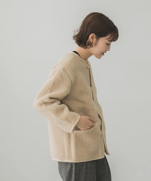 1度のみ着用の美品✨️COLD BREAKER ジャケット Sサイズ ベージュ COLD BREAKER（コールドブレーカー）の「COLD BREAKER Button Jacket