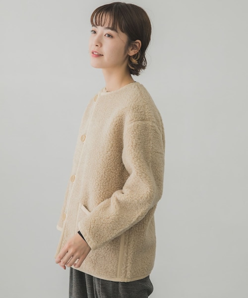 1度のみ着用の美品✨️COLD BREAKER ジャケット Sサイズ ベージュ COLD BREAKER（コールドブレーカー）の「COLD BREAKER Button Jacket