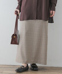 F by ROSSO（エフバイロッソ）の「F by ROSSO チェックロングスカート∴（その他）」