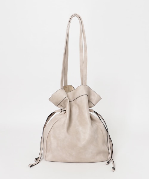 RODE SKO(ロデスコ)の「キンチャク風トートバッグ(その他・レディース・IVORY/BLACK/CAMEL/SILVER・one)」の17枚目の写真