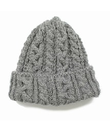 HIGHLAND 2000 | HIGHLAND2000 ハイランド2000 ボブキャップ ケーブル ブリティッシュウール フリーサイズ イギリス製(ニットキャップ/ビーニー)