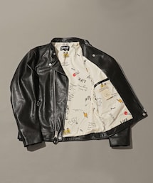 Schott REMI RELIEF シルバービーズ セミダブル ライダース 20211120192651857_215.jpg