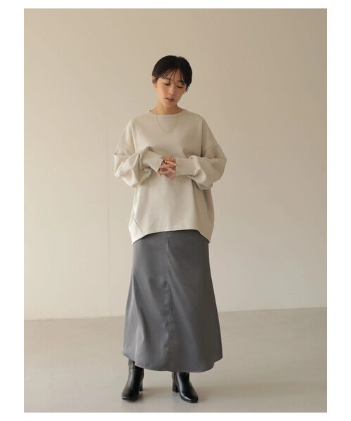 AMERICAN HOLIC(アメリカンホリック)の「マーメイドラインスカート(スカート・チャコールグレー/モカ・S/M/L)」の9枚目の写真