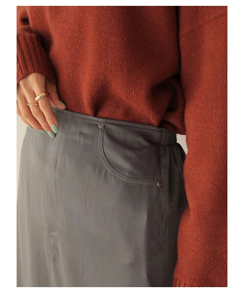 AMERICAN HOLIC(アメリカンホリック)の「マーメイドラインスカート(スカート・チャコールグレー/モカ・S/M/L)」の2枚目の写真