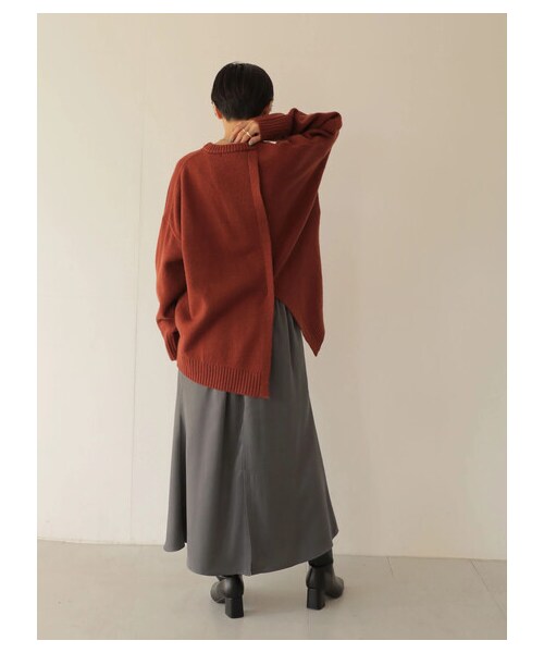 AMERICAN HOLIC(アメリカンホリック)の「マーメイドラインスカート(スカート・チャコールグレー/モカ・S/M/L)」の8枚目の写真