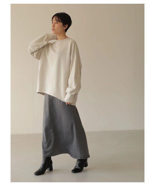 AMERICAN HOLIC(アメリカンホリック)の「マーメイドラインスカート(スカート・チャコールグレー/モカ・S/M/L)」の10枚目の写真