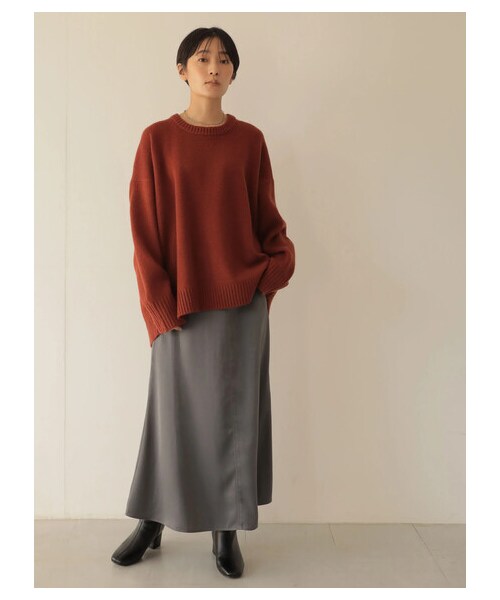 AMERICAN HOLIC(アメリカンホリック)の「マーメイドラインスカート(スカート・チャコールグレー/モカ・S/M/L)」の6枚目の写真