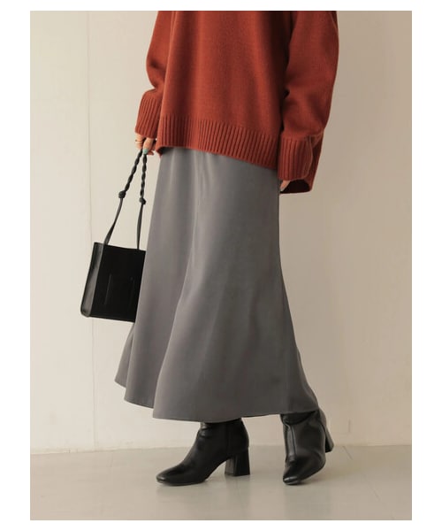 AMERICAN HOLIC(アメリカンホリック)の「マーメイドラインスカート(スカート・チャコールグレー/モカ・S/M/L)」の1枚目の写真