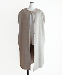 Marient | ヘリンボーンウールパイピングジレ(その他アウター)