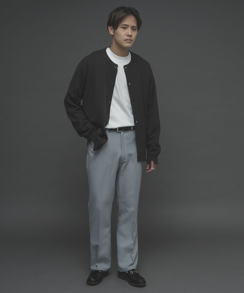 SENSE OF PLACE by URBAN RESEARCH（センスオブプレイスバイアーバンリサーチ）の「センタープレスストレートパンツ（その他・メンズ・BLACK/BROWN/GREIGE/ASPHALT・M/L）」の16枚目の写真