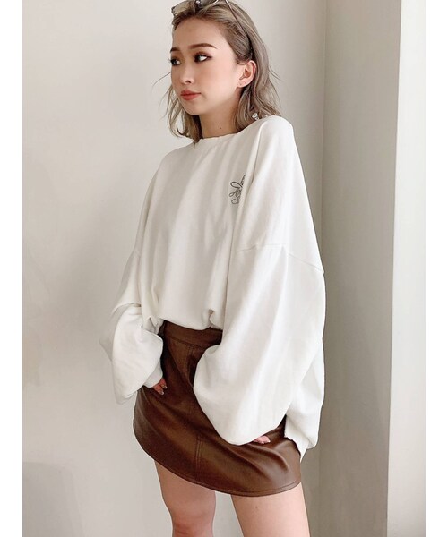 GYDA（ジェイダ）の「フェイクレザースカートライクショーパン（スカート・ブラック/キャメル・S/XS/M）」の18枚目の写真