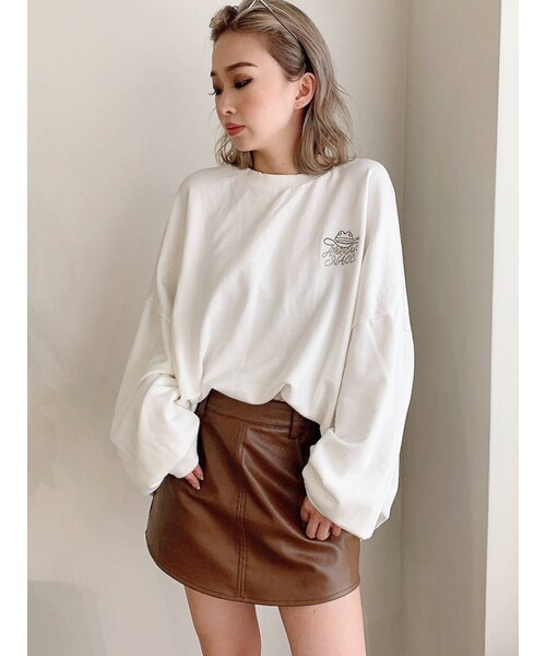 GYDA（ジェイダ）の「フェイクレザースカートライクショーパン（スカート・ブラック/キャメル・S/XS/M）」の19枚目の写真