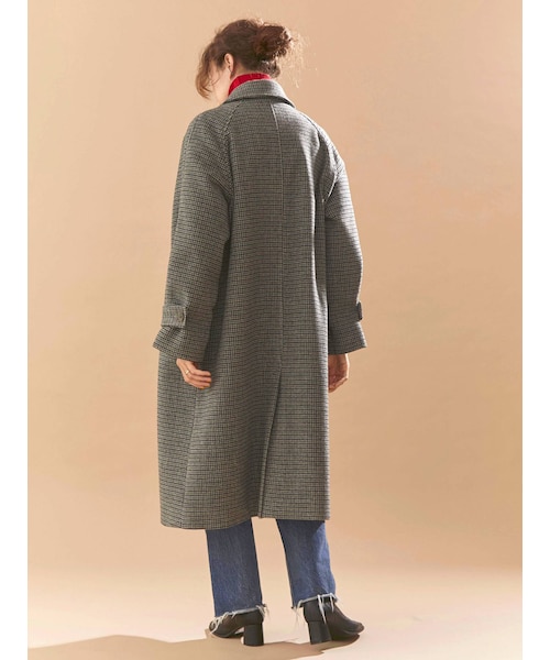 Ungrid（アングリッド）の「ステンカラーチェックコート（その他