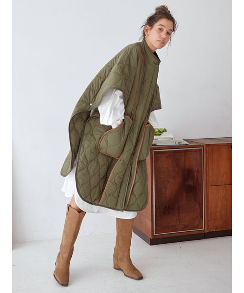 Ungrid キルティングリバーシブルポンチョ 新品未使用タグ付き Ungrid（アングリッド）の「キルティングリバーシブルポンチョ（その他