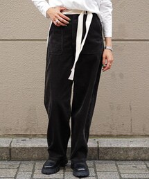 DROIT BELLO | DROIT BELLO(ドロイトベロ) ベルト付きコーデュロイパンツ ★(パンツ)