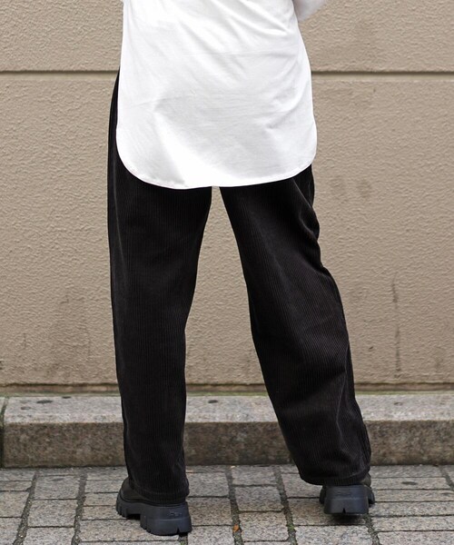 DROIT BELLO（ドロイトベロ）の「DROIT BELLO(ドロイトベロ) ベルト付きコーデュロイパンツ ★（パンツ・CHARCOL/CAMEL・XS/S/M）」の11枚目の写真
