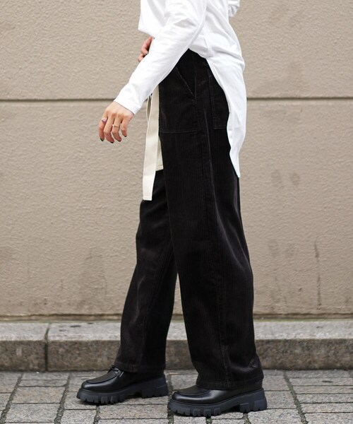 DROIT BELLO（ドロイトベロ）の「DROIT BELLO(ドロイトベロ) ベルト付きコーデュロイパンツ ★（パンツ・CHARCOL/CAMEL・XS/S/M）」の10枚目の写真