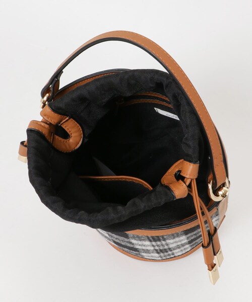 RODE SKO（ロデスコ）の「2WAY格紋水桶包（バッグ・レディース・黑色・one）」の10枚目の写真