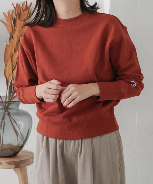 Champion(チャンピオン)の「【別注】Champion×DOORS Cotton French Terry Pullover(その他・レディース・オータムレンガ/オートミール/グレー・M)」の13枚目の写真