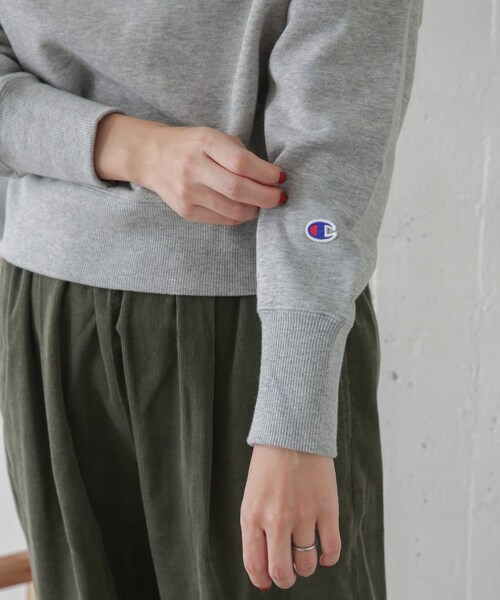 Champion(チャンピオン)の「【別注】Champion×DOORS Cotton French Terry Pullover(その他・レディース・オータムレンガ/オートミール/グレー・M)」の9枚目の写真