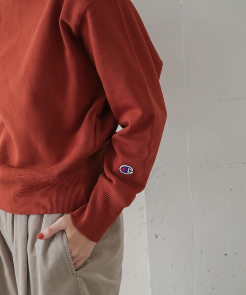 Champion(チャンピオン)の「【別注】Champion×DOORS Cotton French Terry Pullover(その他・レディース・オータムレンガ/オートミール/グレー・M)」の12枚目の写真