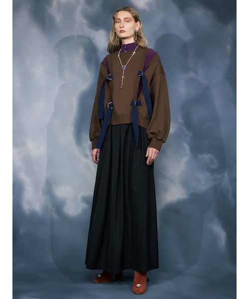 PAMEO POSE（パメオポーズ）の「Super Flare Maxi Skirt（スカート
