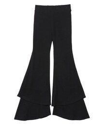 PAMEO POSE パメオポーズ Twisted Pants 黒 フレアパンツ PAMEO POSE - PAMEO POSE パメオポーズ Twisted Pants 黒 フレア