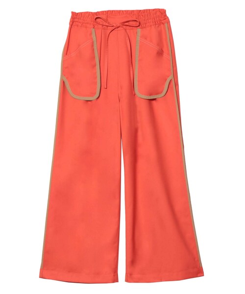 PAMEO POSE(パメオポーズ)の「2way Tuck Pants(パンツ・ベージュ/ブルー/オレンジ/ブラック・F)」の21枚目の写真