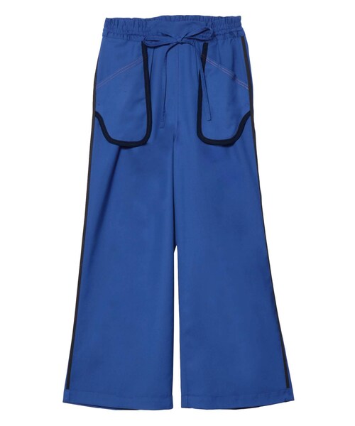 PAMEO POSE(パメオポーズ)の「2way Tuck Pants(パンツ・ベージュ/ブルー/オレンジ/ブラック・F)」の20枚目の写真