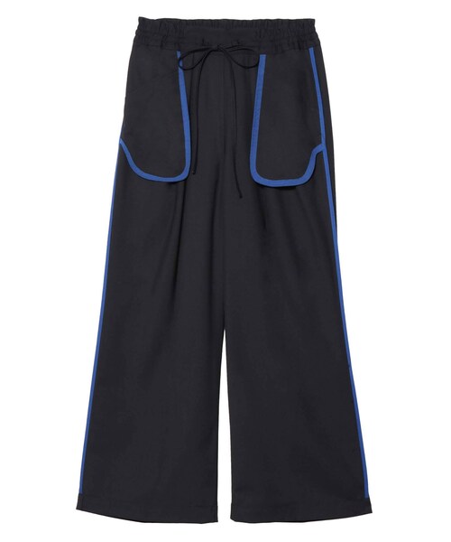 PAMEO POSE(パメオポーズ)の「2way Tuck Pants(パンツ・ベージュ/ブルー/オレンジ/ブラック・F)」の22枚目の写真