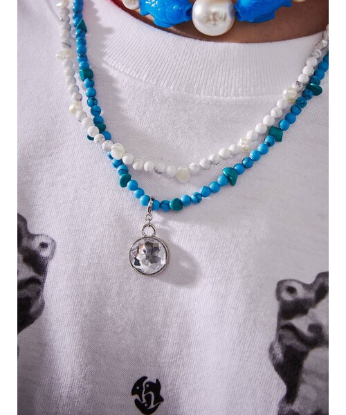 PAMEO POSE(パメオポーズ)の「East Ocean Neckless(ピアス(両耳用)・ミックス・F)」の2枚目の写真