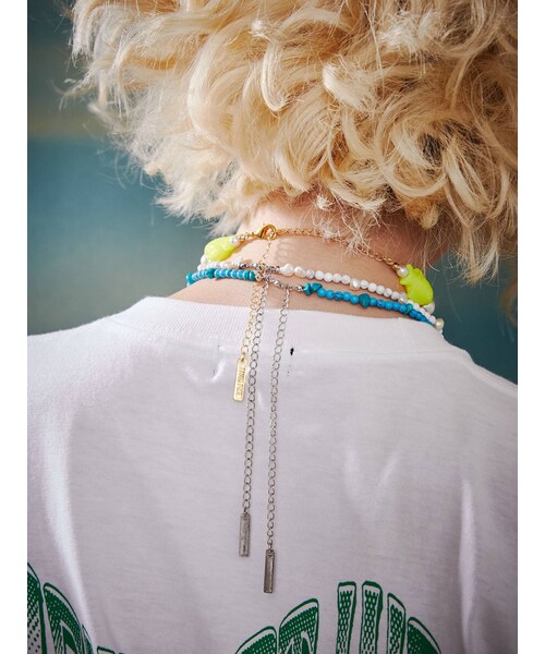PAMEO POSE(パメオポーズ)の「East Ocean Neckless(ピアス(両耳用)・ミックス・F)」の3枚目の写真