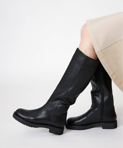 Le Talon トラックソールロングブーツ（3L） LE TALON（ルタロン）の「トラックソールロングブーツ(3L)（）」 - WEAR