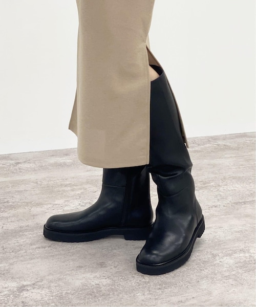 Le Talon トラックソールロングブーツ（3L） LE TALON（ルタロン）の「トラックソールロングブーツ(3L)（）」 - WEAR