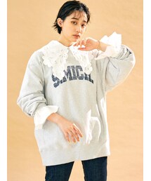 Ungrid（アングリッド）の「ビッグシルエットロゴスウェット（Tシャツ/カットソー）」