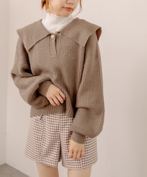 OLIVE des OLIVE | セイラ-衿ニット(ニット/セーター)