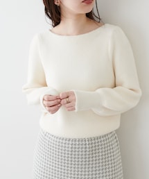 natural couture | マシュマロフェザー前後2WAY柔らかニット(ニット/セーター)