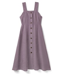 GRL（グレイル）の「配色ステッチジャンパースカート（スカート・レディース）」