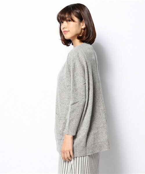 FREDY&GLOSTER（フレディアンドグロスター）の「【再値下げ！】撚り糸Bigカーディガン（カーディガン/ボレロ・レディース・グレー/ベージュ/グリーン系その他・38）」の5枚目の写真