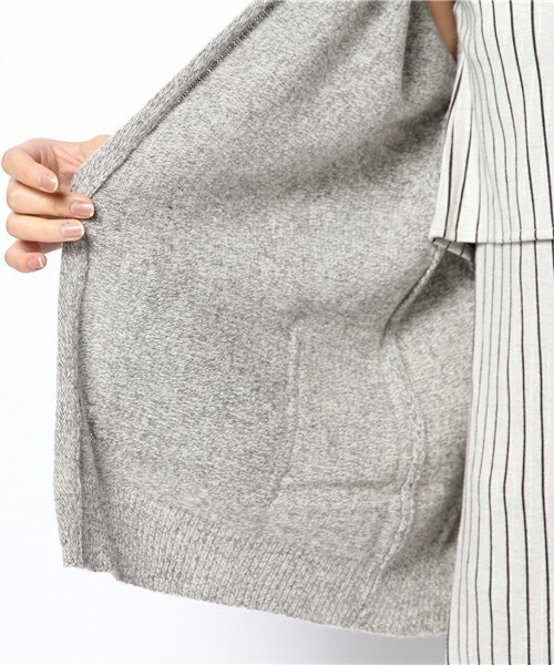 FREDY&GLOSTER（フレディアンドグロスター）の「【再値下げ！】撚り糸Bigカーディガン（カーディガン/ボレロ・レディース・グレー/ベージュ/グリーン系その他・38）」の11枚目の写真