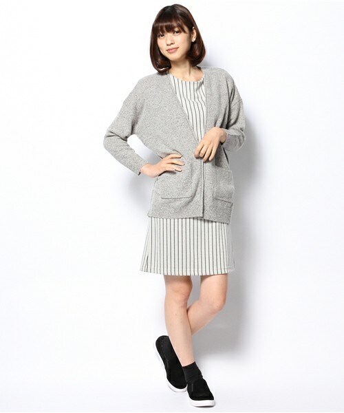 FREDY&GLOSTER（フレディアンドグロスター）の「【再値下げ！】撚り糸Bigカーディガン（カーディガン/ボレロ・レディース・グレー/ベージュ/グリーン系その他・38）」の7枚目の写真