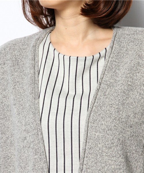 FREDY&GLOSTER（フレディアンドグロスター）の「【再値下げ！】撚り糸Bigカーディガン（カーディガン/ボレロ・レディース・グレー/ベージュ/グリーン系その他・38）」の8枚目の写真