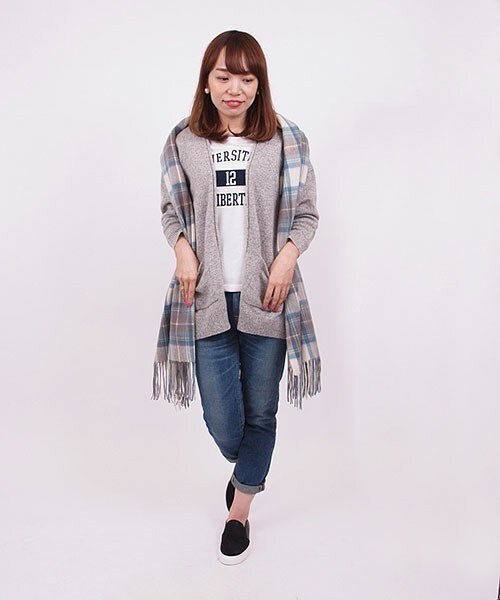 FREDY&GLOSTER（フレディアンドグロスター）の「【再値下げ！】撚り糸Bigカーディガン（カーディガン/ボレロ・レディース・グレー/ベージュ/グリーン系その他・38）」の17枚目の写真