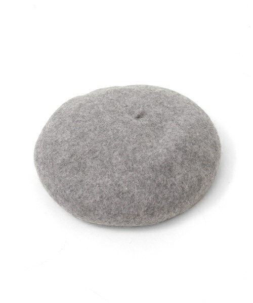 KBF（ケイビーエフ）の「羊毛貝雷帽（ハンチング/ベレー帽・レディース・黑色/駝色/灰色/藏青色/酒紅色・one）」の2枚目の写真