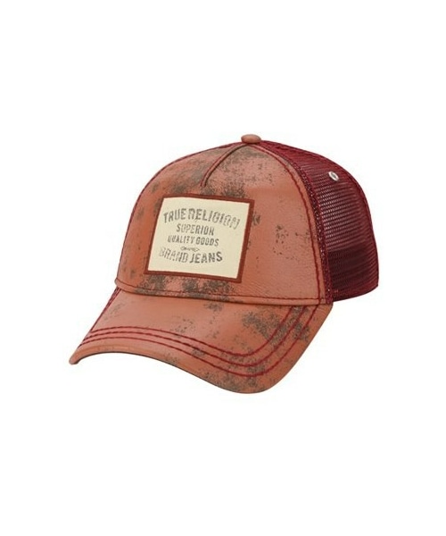 TRUE RELIGION トゥルーレリジョン　ダメージ　キャップ　メンズ TRUE RELIGION（トゥルーレリジョン）の「True Religion Brand