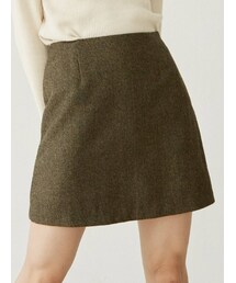 EVRIS（エヴリス）の「ツイードタイトミニスカート【セットアップ着用可能】（スカート）」