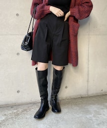 CAPRICIEUX LE'MAGE | ボンディングハーフパンツ(その他パンツ)